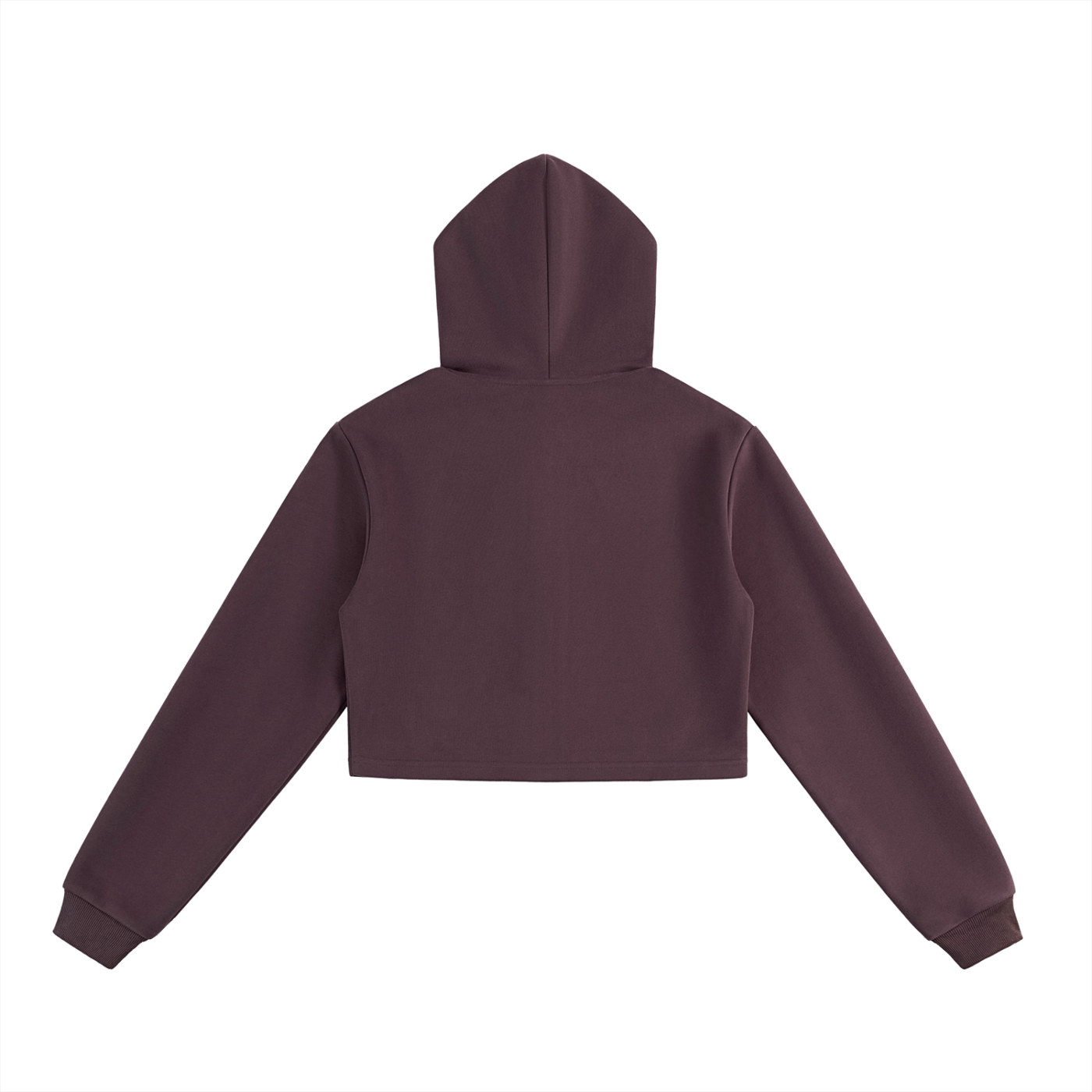 Essential Cropped Zip-Up Hoodie - Women's Fit