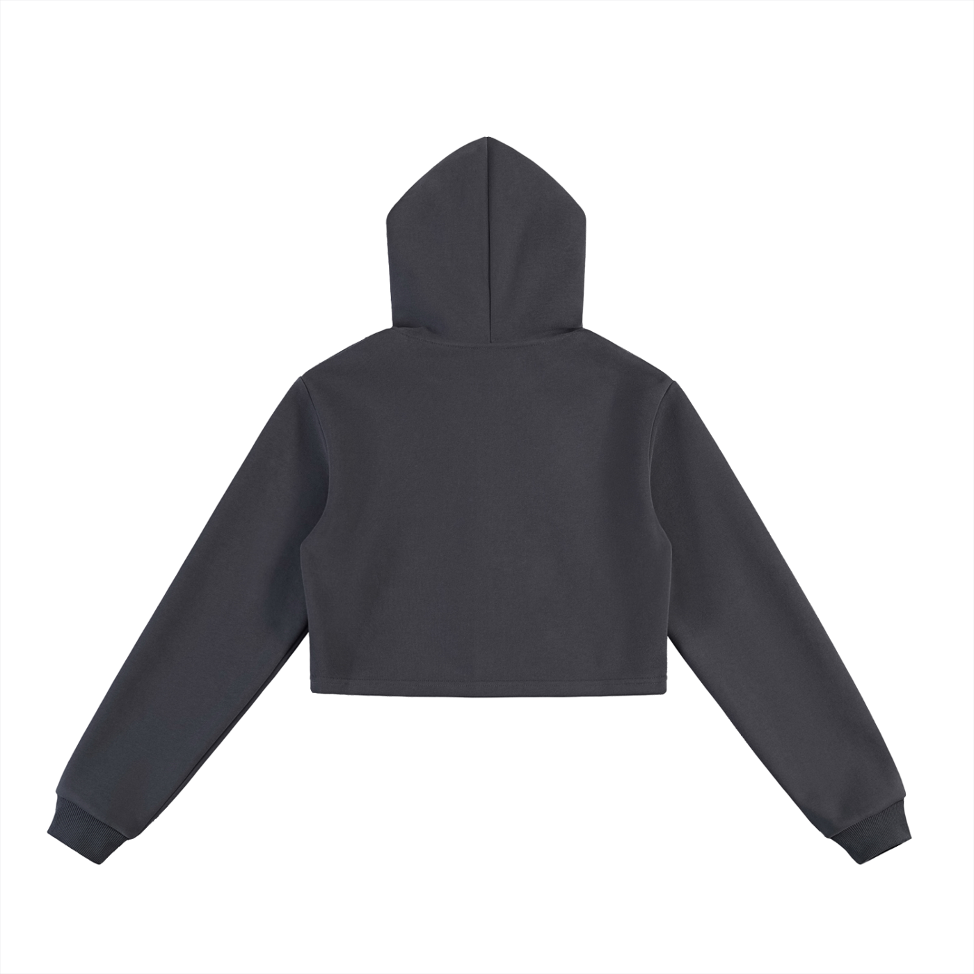 Essential Cropped Zip-Up Hoodie - Women's Fit