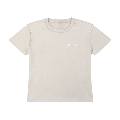 Vintage Wash Drop Shoulder Tee - Women's Relaxed Fit