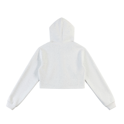 Essential Cropped Zip-Up Hoodie - Women's Fit