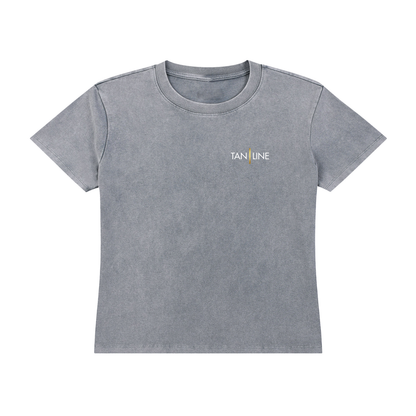 Vintage Wash Drop Shoulder Tee - Women's Relaxed Fit